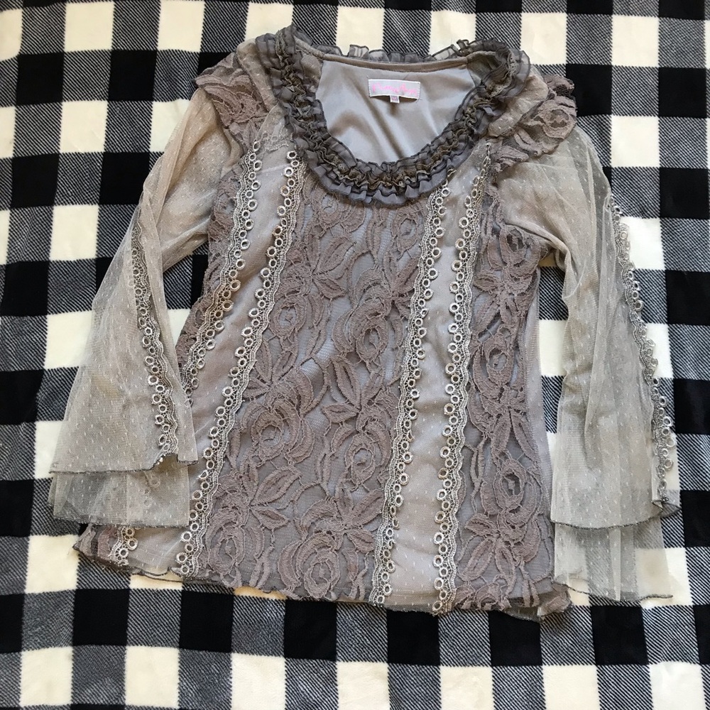 Lace top by pretty angel